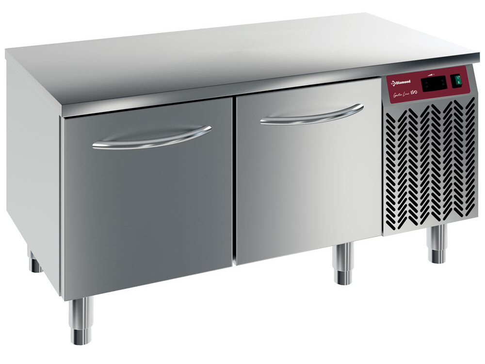 Soubassement réfrigéré,  2 tiroirs 1/2 + 1/3-h200 mm - cuisine professionnel de qualité