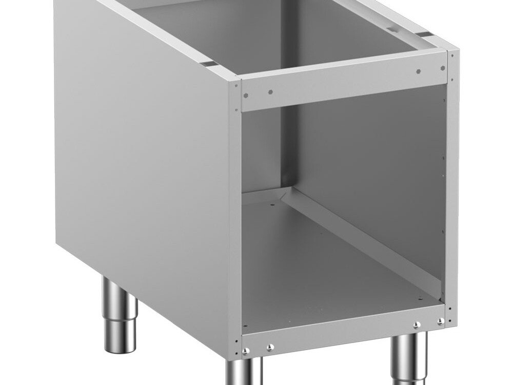 Soubassement ouvert,  sur pieds inox réglables - équipement professionnel de qualité