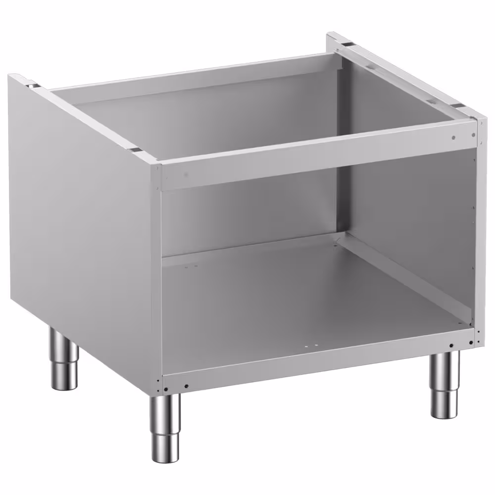 Soubassement ouvert,  sur pieds inox réglables - restauration professionnel de qualité