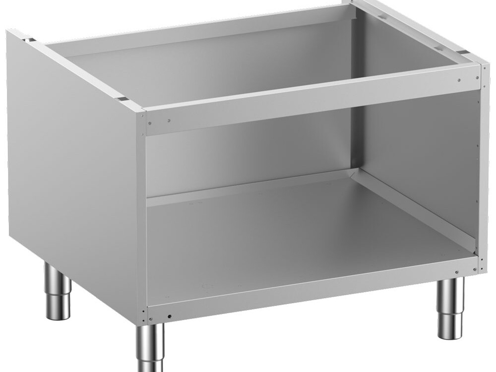 Soubassement ouvert, sur pieds inox réglables - professionnel professionnel de qualité