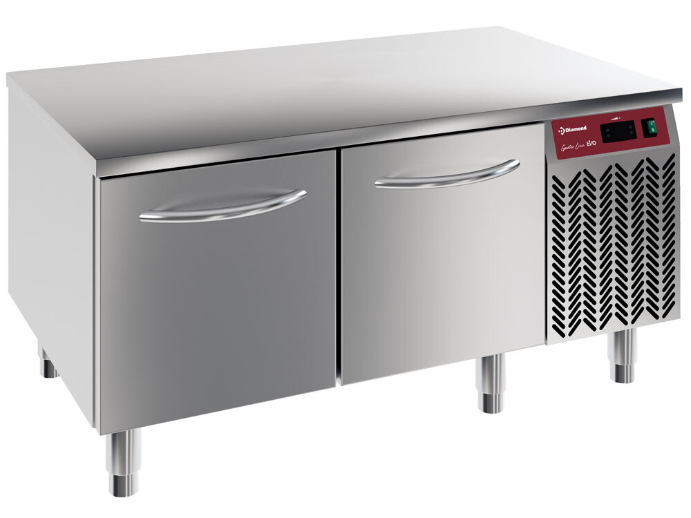 Soubassement congélateur,  2 tiroirs 1/1-h 200mm - équipement professionnel de qualité