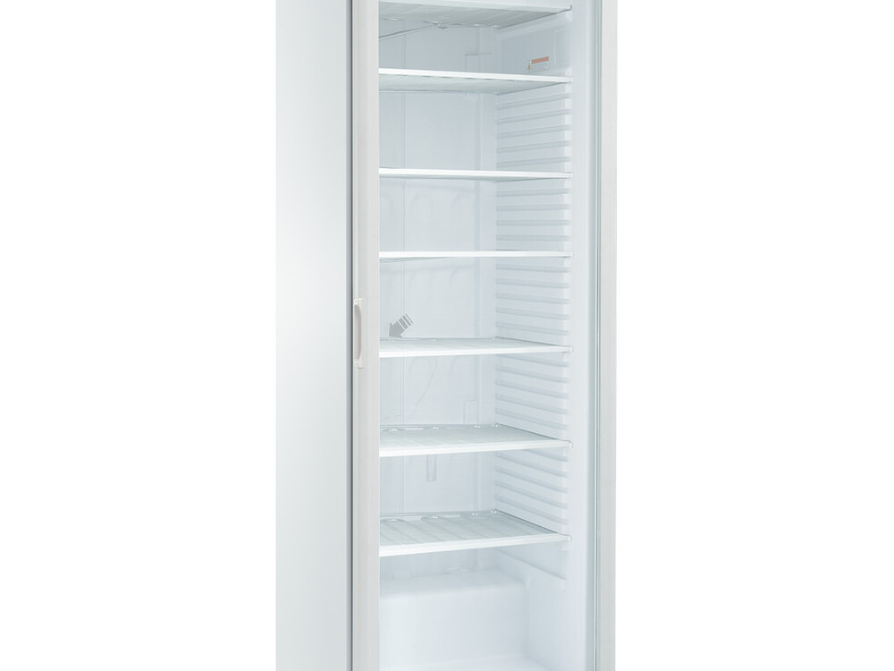 Armoire congélateur statique, vitrée, 400 litres. blanc - restauration professionnel de qualité