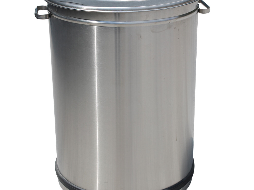 Poubelle avec couvercle sur roues - 95 litres - équipement professionnel de qualité