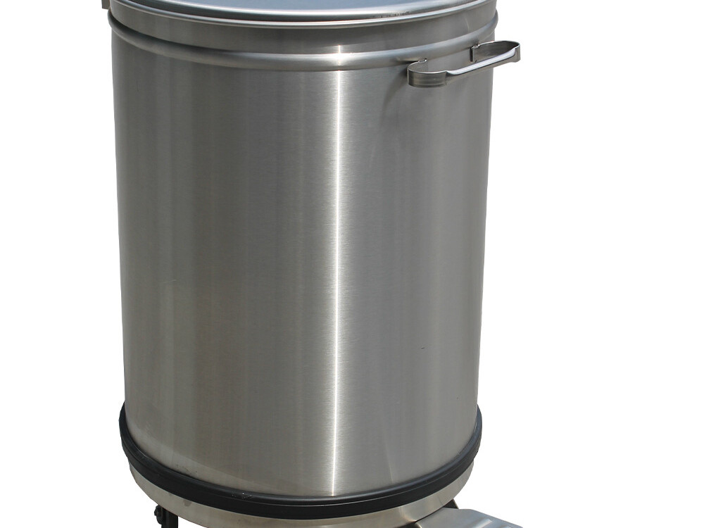 Poubelle avec couvercle à pédale - 95 litres - cuisine professionnel de qualité