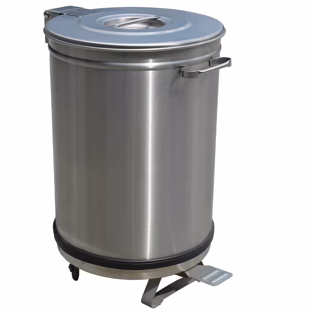 Poubelle avec couvercle à pédale - 95 litres - cuisine professionnel de qualité