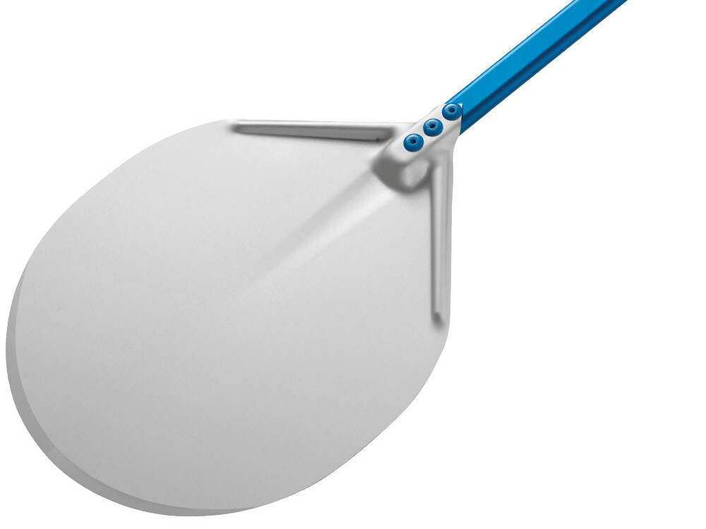 Pelle en aluminum ø 330 mm manche court - restauration professionnel de qualité