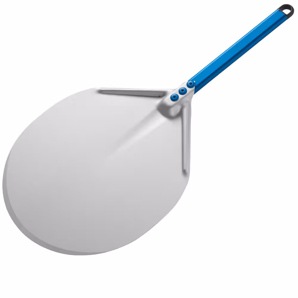 Pelle en aluminum ø 330 mm manche court - restauration professionnel de qualité