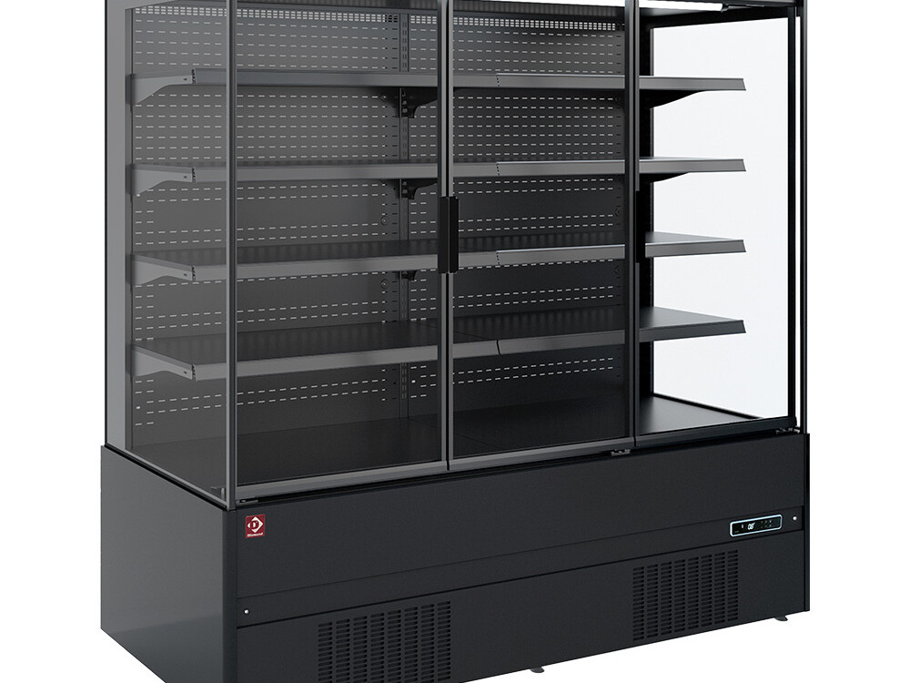 Meuble mural réfrigéré,  libre-service,  portes battan... - cuisine professionnel de qualité