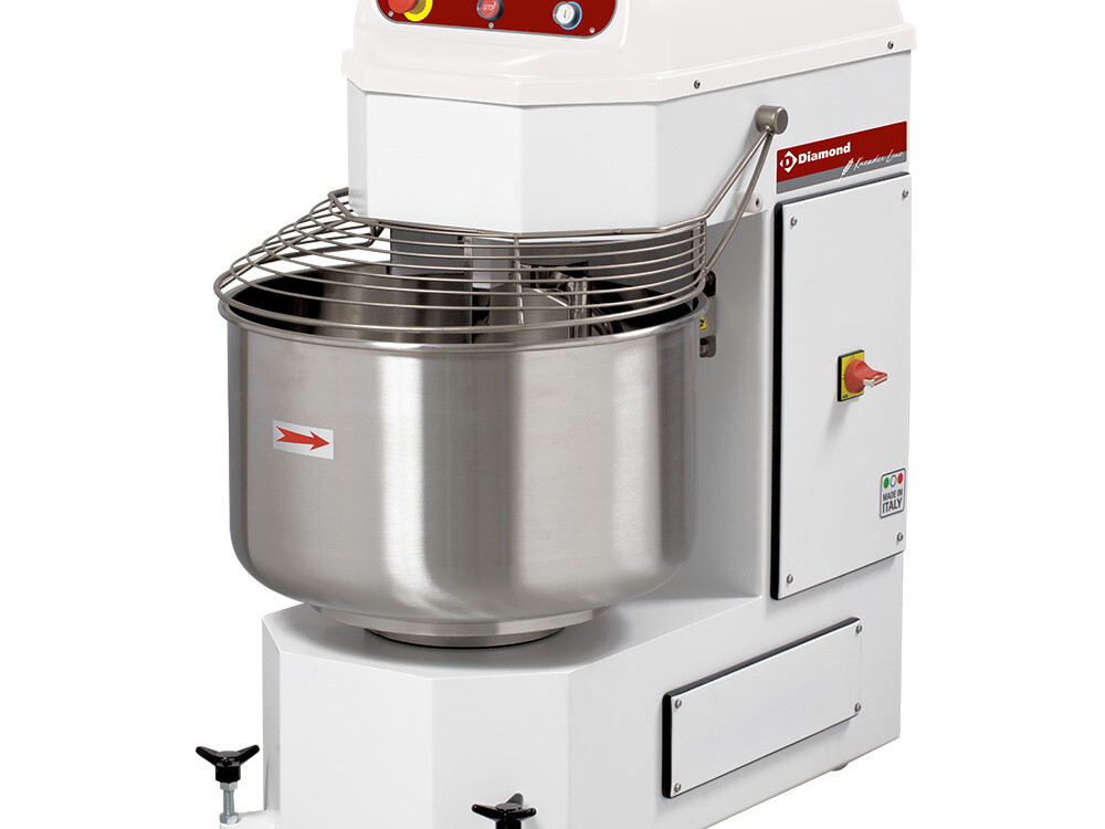 Pétrin à spirale automatique, 2 vitesses, 2 timers, ... - cuisine professionnel de qualité