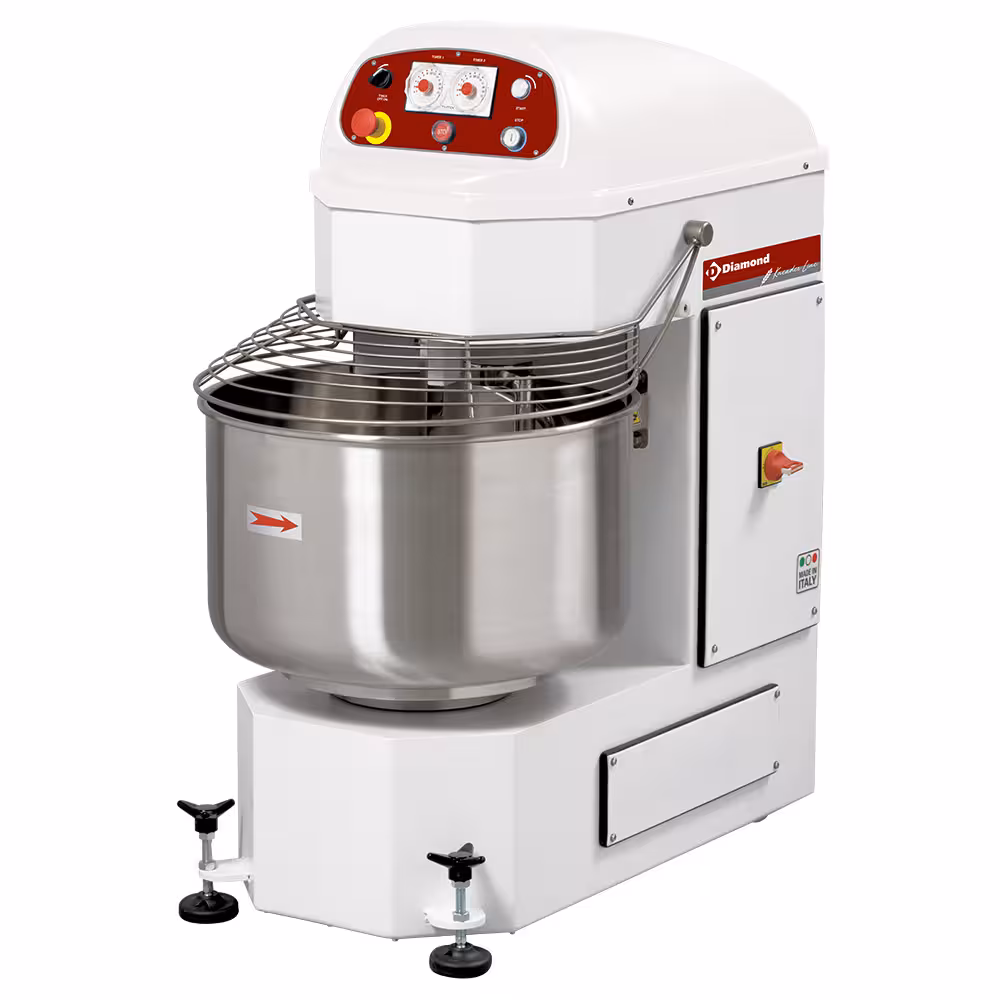 Pétrin à spirale automatique,  2 vitesses,  2 timers,  ... - cuisine professionnel de qualité