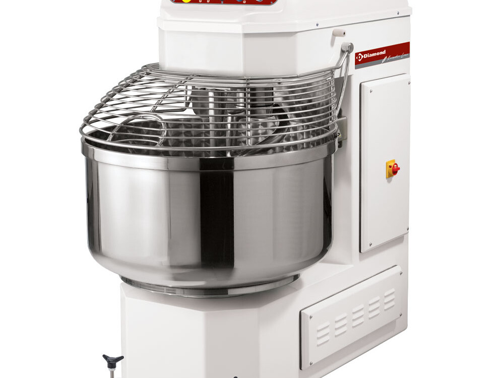 Pétrin à spirale automatique,  2 vitesses,  2 timers,  ... - équipement professionnel de qualité