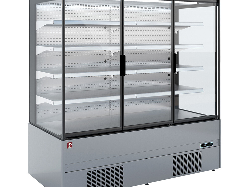 Meuble mural réfrigéré,  libre-service,  portes battan... - professionnel professionnel de qualité