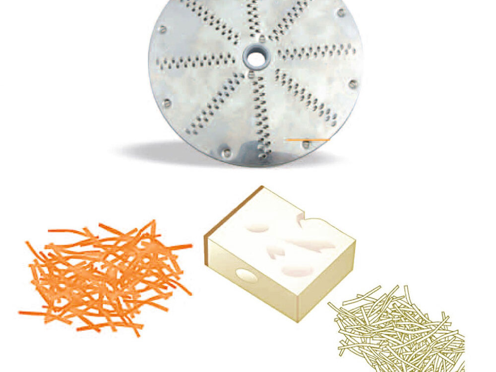 Disque râpe 3 mm - cuisine professionnel de qualité