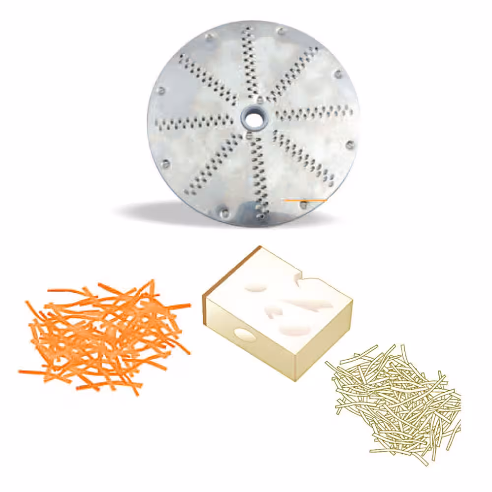 Disque râpe 3 mm - cuisine professionnel de qualité