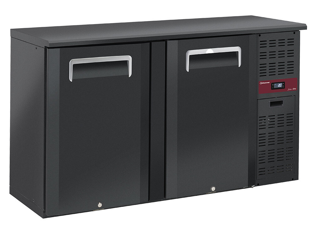 Refroidisseur de bouteilles 2 portes,  320 litres,  pieds... - cuisine professionnel de qualité