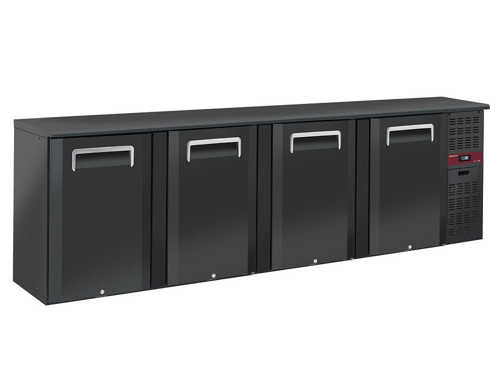 Refroidisseur de bouteilles 4 portes, 620 litres, pieds... - cuisine professionnel de qualité