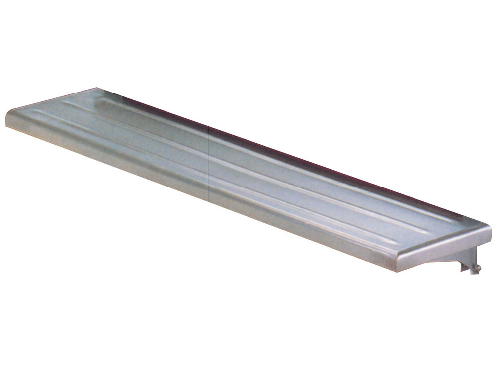 Rampe à plateaux linéaire rabattable - cuisine professionnel de qualité