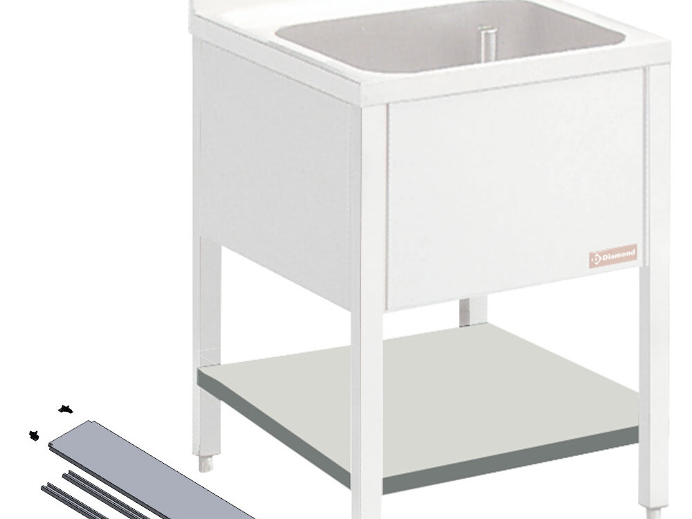 Tablette inférieure pour plonge démontable - professionnel professionnel de qualité