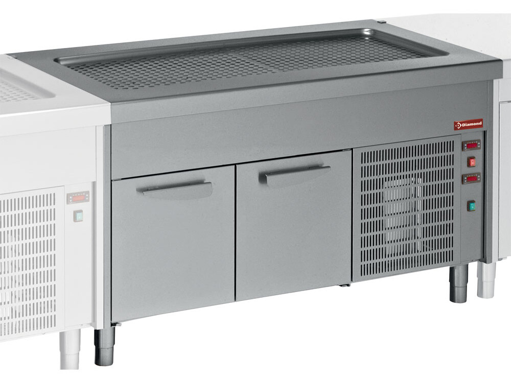 Elément top réfrigeré sur armoire réfrigerée 4x 1/1 - équipement professionnel de qualité