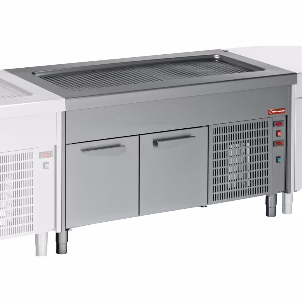 Elément top réfrigeré sur armoire réfrigerée 4x 1/1 - équipement professionnel de qualité