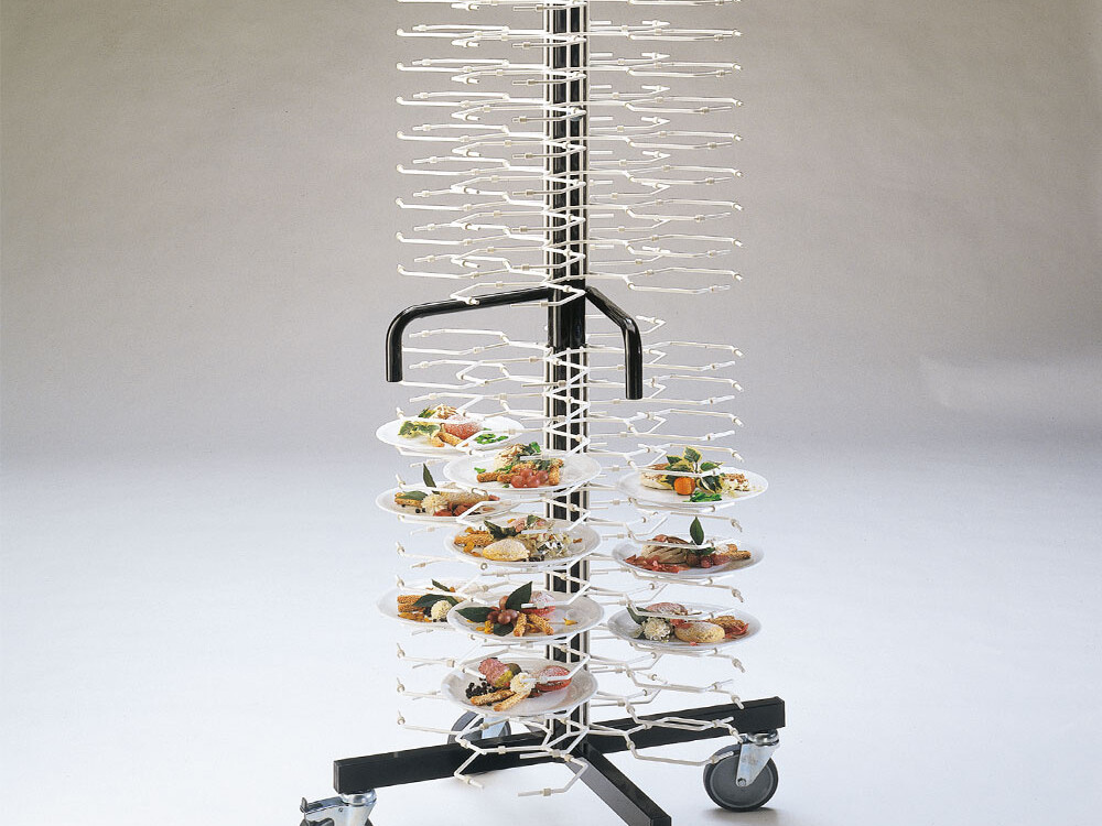 Chariot pour 96 assiettes (de 180-240mm),  espac.65mm - équipement professionnel de qualité
