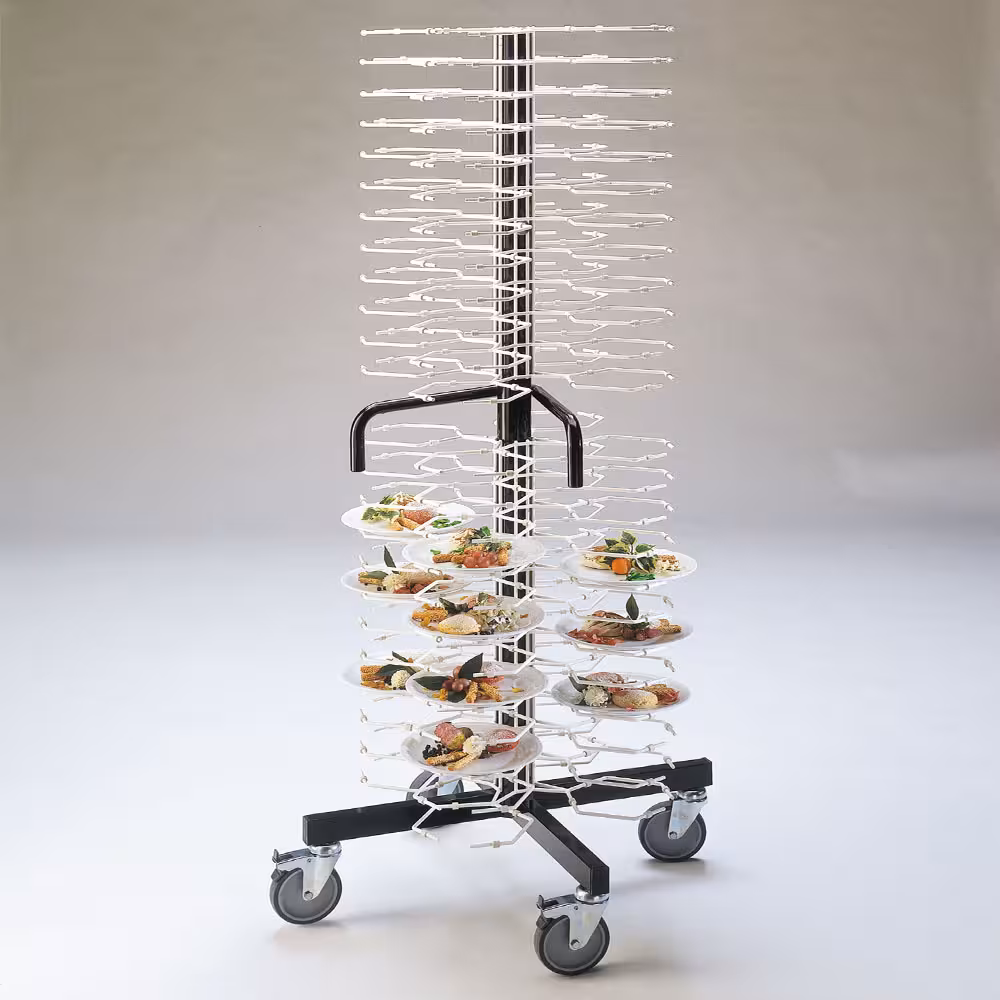 Chariot pour 96 assiettes (de 180-240mm),  espac.65mm - équipement professionnel de qualité