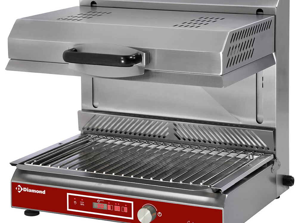 Salamandre vitrocéramique électronique , plafond mobil... - cuisine professionnel de qualité