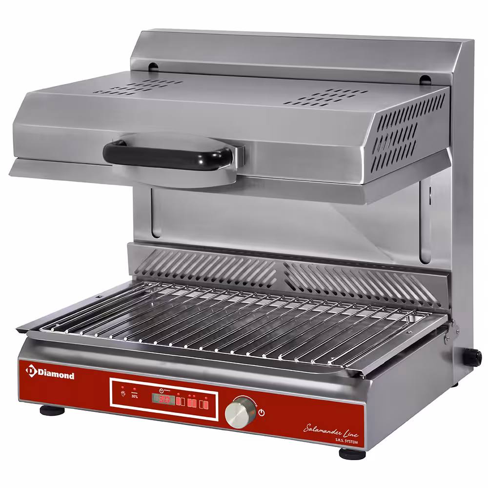 Salamandre vitrocéramique électronique ,  plafond mobil... - cuisine professionnel de qualité