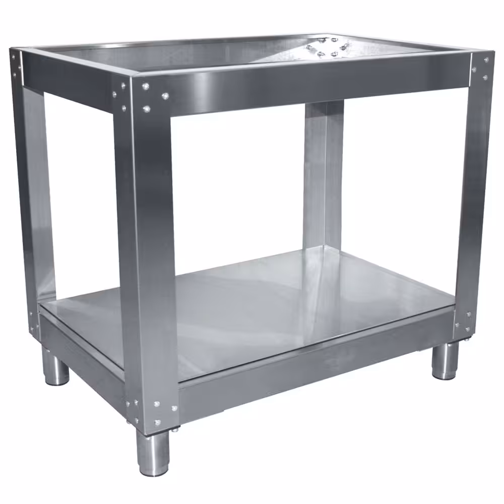 Piétement (acier inox),  pour four 2x 4 pizzas pour /44R - équipement professionnel de qualité