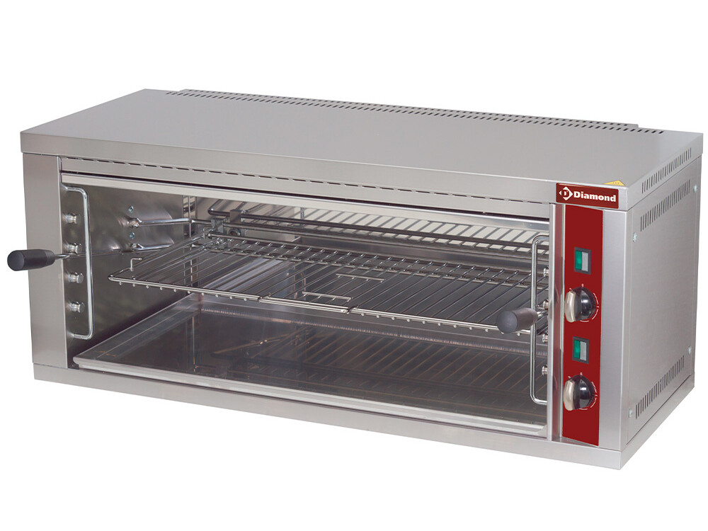 Salamandre électrique,  avec grille réglable - cuisine professionnel de qualité