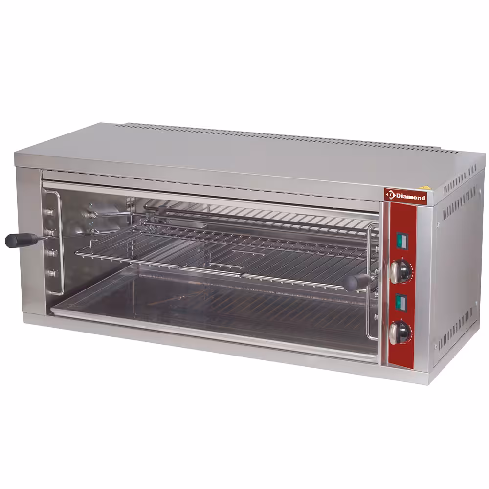 Salamandre électrique,  avec grille réglable - cuisine professionnel de qualité