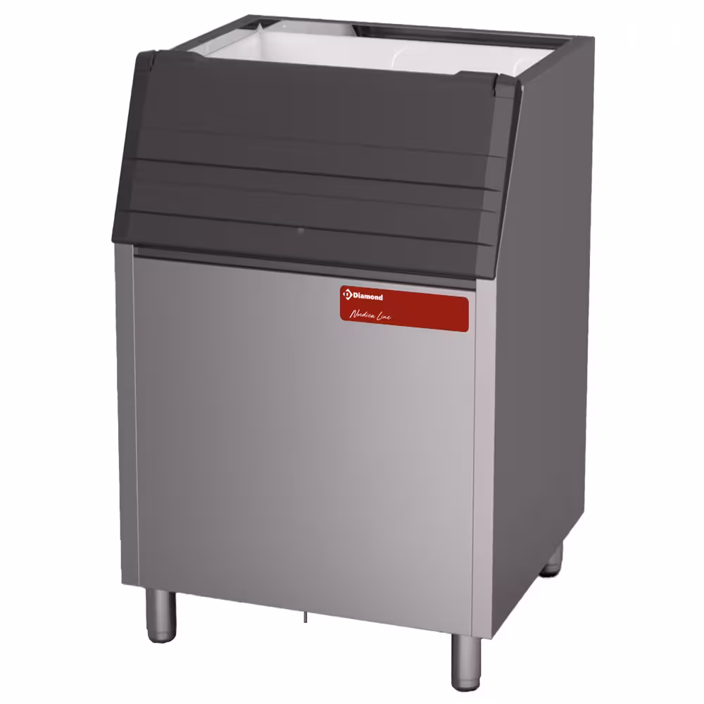 Container de stockage 200 kg, glace granulée - cuisine professionnel de qualité