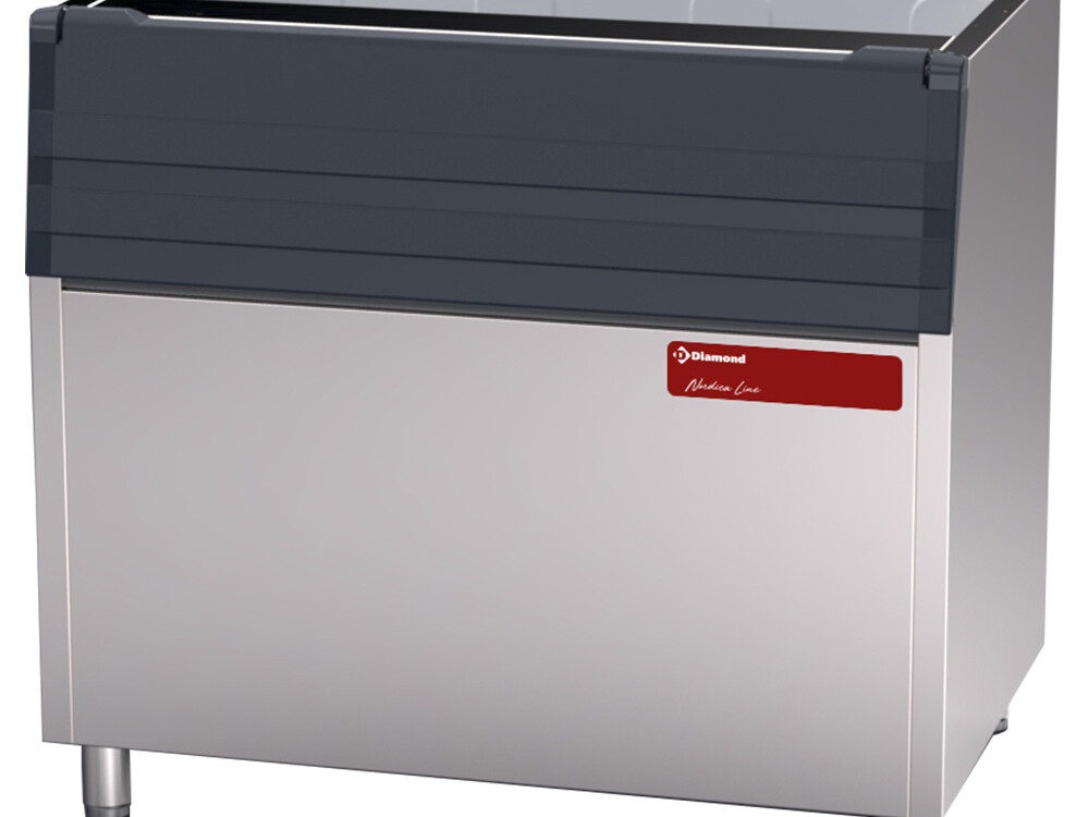 Container de stockage 350 kg,  glace granulée - équipement professionnel de qualité