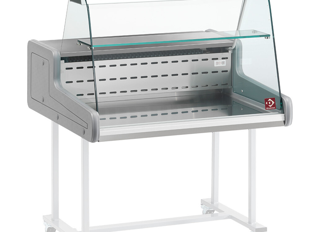 Comptoir vitrine réfrigérée - vitre bombée - restauration professionnel de qualité