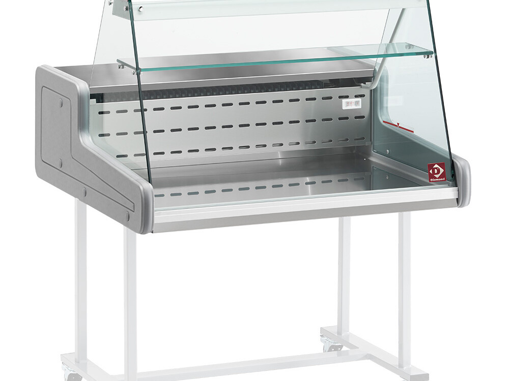 Comptoir-vitrine réfrigéré - vitre droite - équipement professionnel de qualité