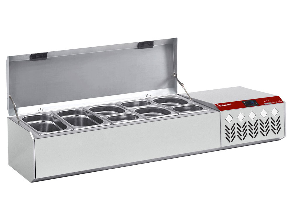 Structure réfrigérée 5x1/4 ,  avec couvercle - équipement professionnel de qualité