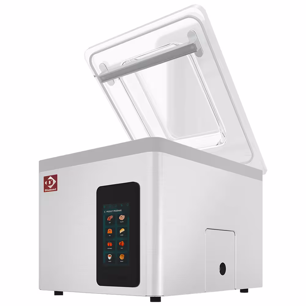 Machine sous vide,  cuve inox mm. 16 m3/h écran - équipement professionnel de qualité