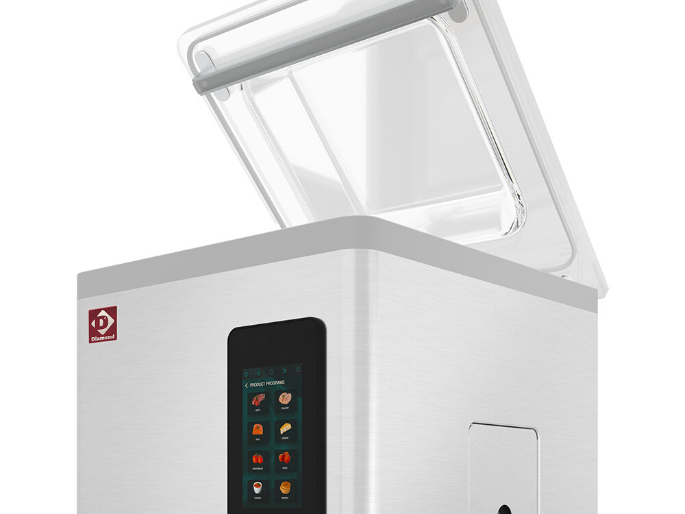 Machine sous-vide, cuve inox mm. 21 m3/h ecran - cuisine professionnel de qualité