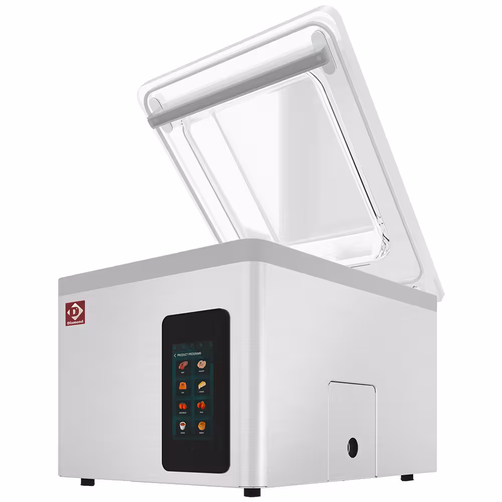 Machine sous-vide,  cuve inox mm. 21 m3/h ecran - restauration professionnel de qualité