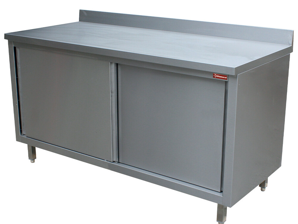 Table armoire neutre, portes coulissantes, murale - professionnel professionnel de qualité