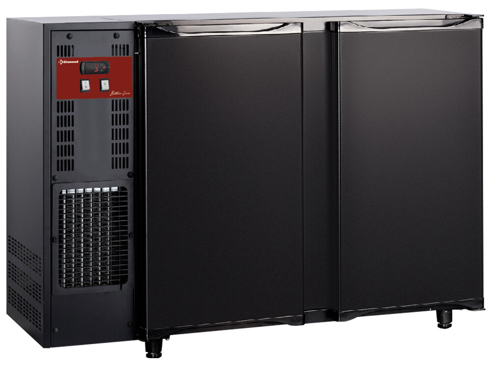 Refroidisseur de bouteilles 2 portes, 375 litres - équipement professionnel de qualité