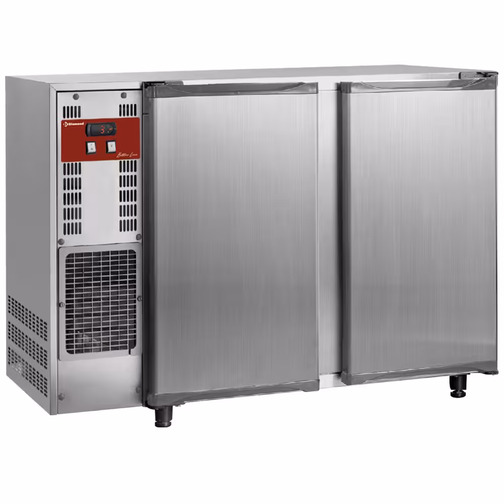 Refroidisseur de bouteilles,  acier inox,  2 portes,  375... - équipement professionnel de qualité