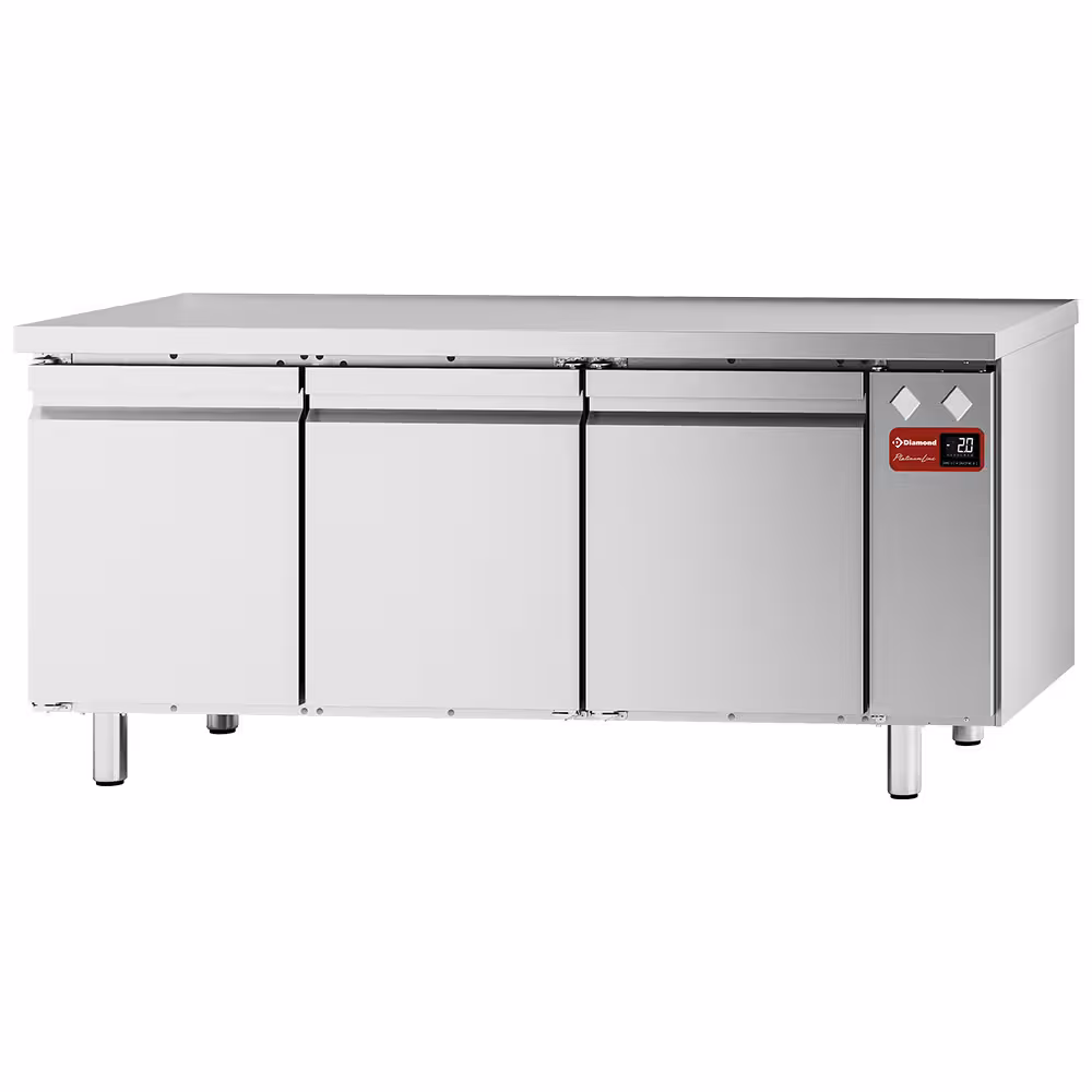 Table frigorifique, ventilée, 3 portes 1/1, (sans gro... - restauration professionnel de qualité