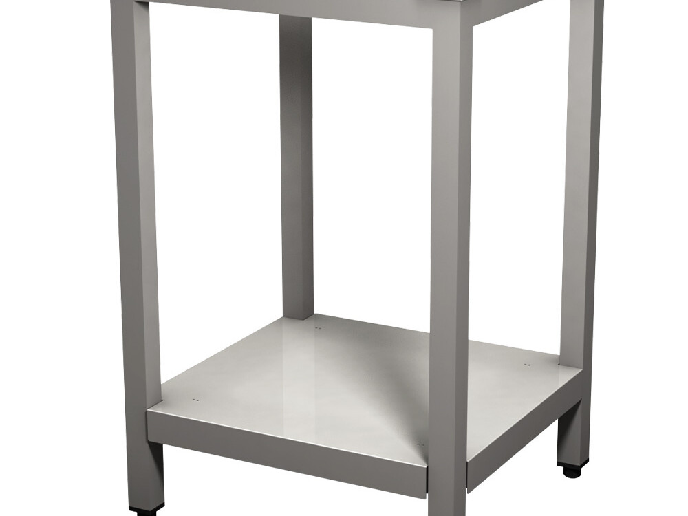 Piètement four,  avec tablette inférieure - équipement professionnel de qualité