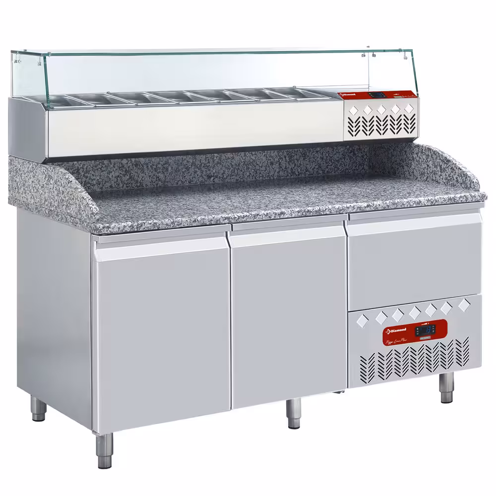 Ensemble table frigo &amp,  structure réfrigérée : - équipement professionnel de qualité