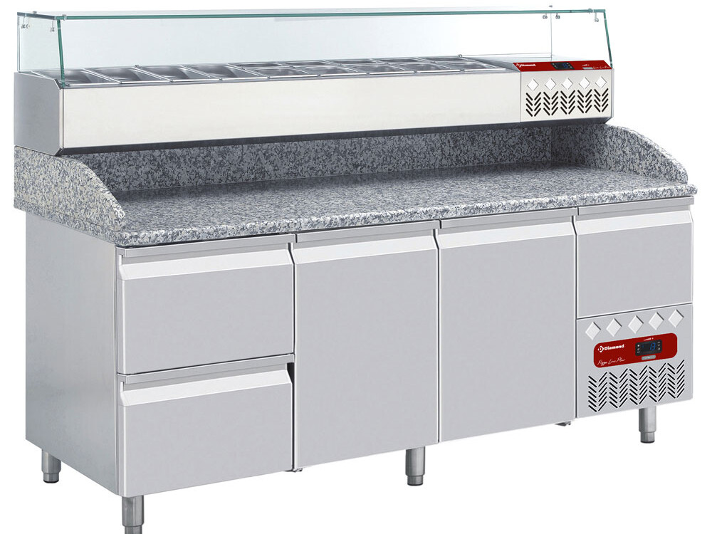 Ensemble table frigo &, structure réfrigérée : - équipement professionnel de qualité