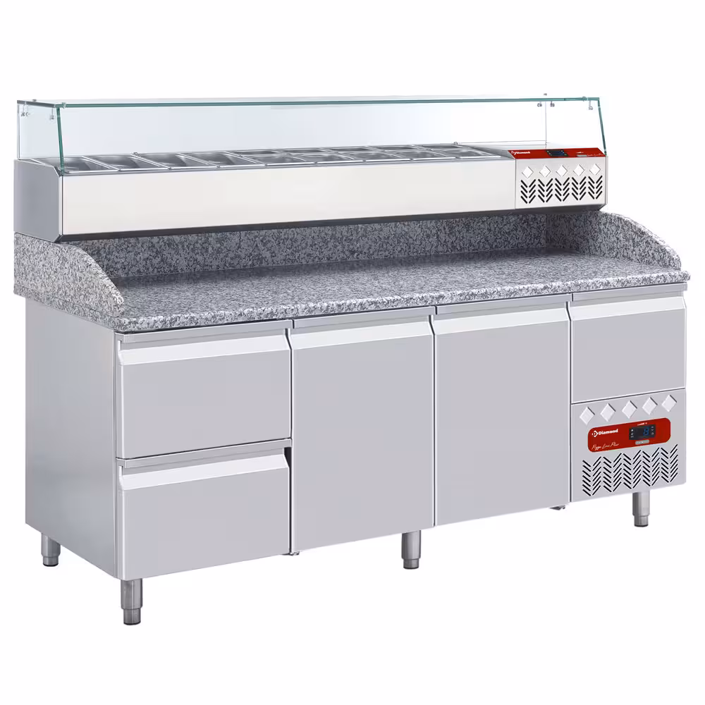 Ensemble table frigo &amp,  structure réfrigérée : - équipement professionnel de qualité