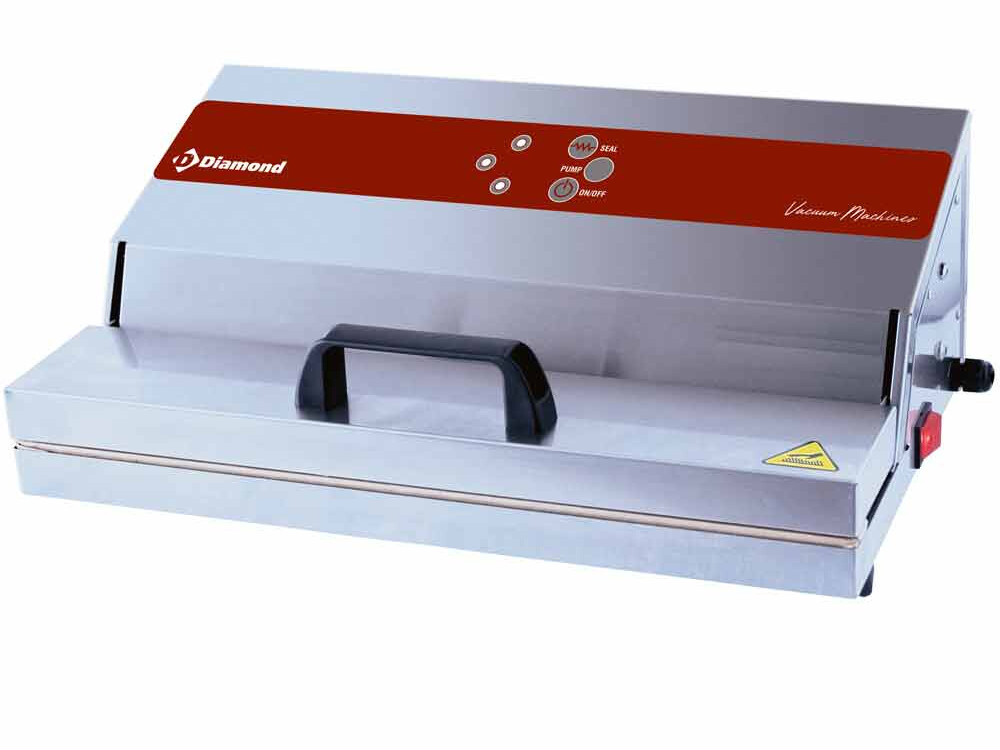 Sous videuse inox,  pompe 26 l./min,  soudure 430 mm - professionnel professionnel de qualité