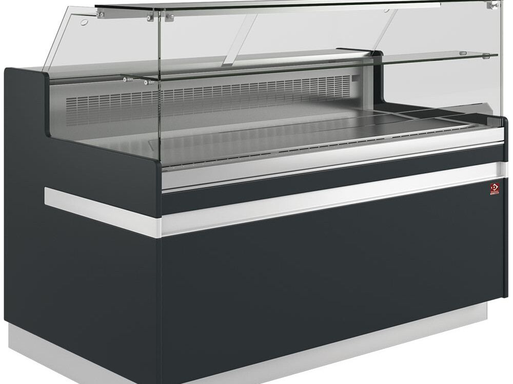 Comptoir vitrine réfrigéré &, , vitre basse, ven... - professionnel professionnel de qualité