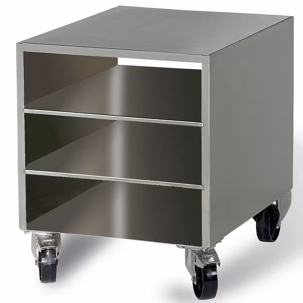 Meuble inox pour machine sous-vide,  sur roues,  démontable - professionnel professionnel de qualité